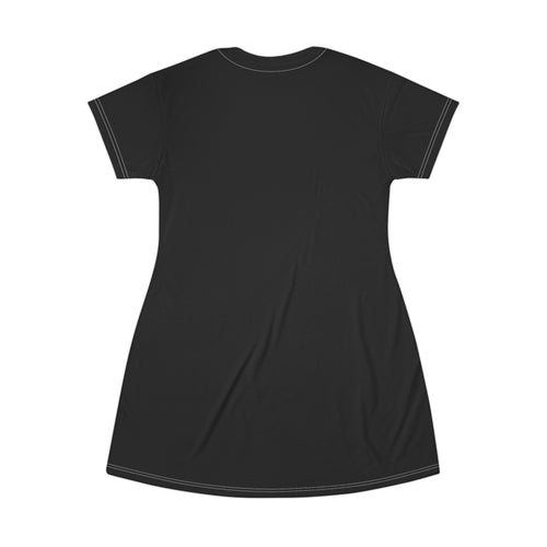 "Stay Neon" Anime Waifu  - Tennis T-shirt Dress