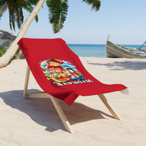 'Hydrate or Die' Anime Girl - "Marina Tide" Beach Towel