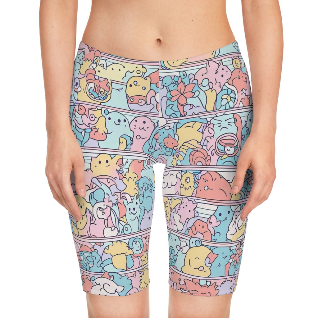 Creature Comforts Anime Creature Bike Shorts