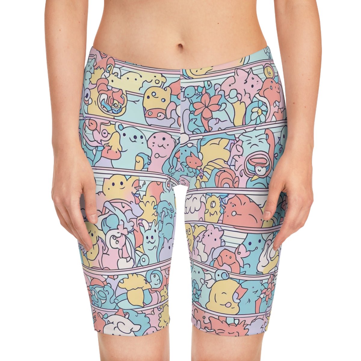 Creature Comforts Anime Creature Bike Shorts
