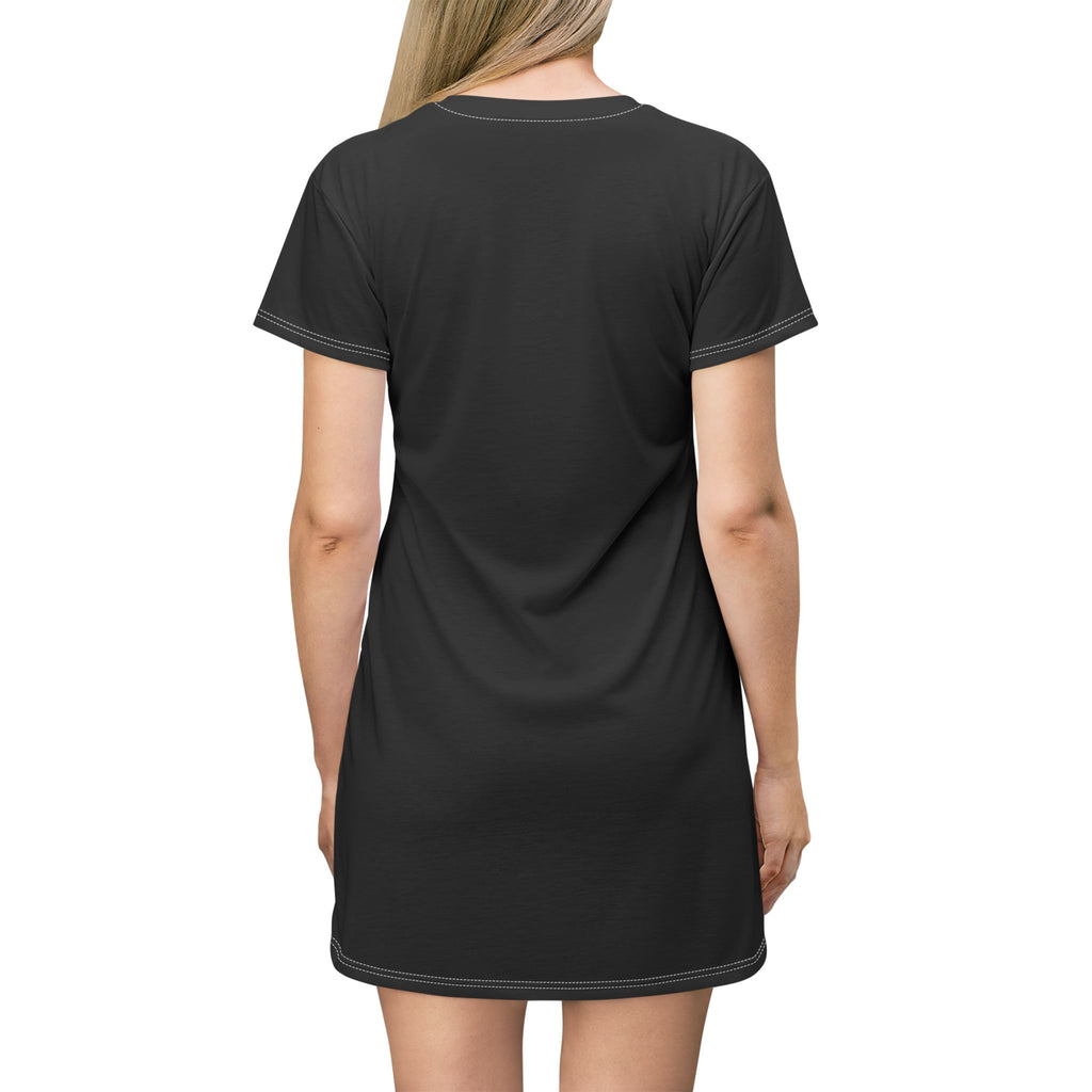 "Stay Neon" Anime Waifu  - Tennis T-shirt Dress