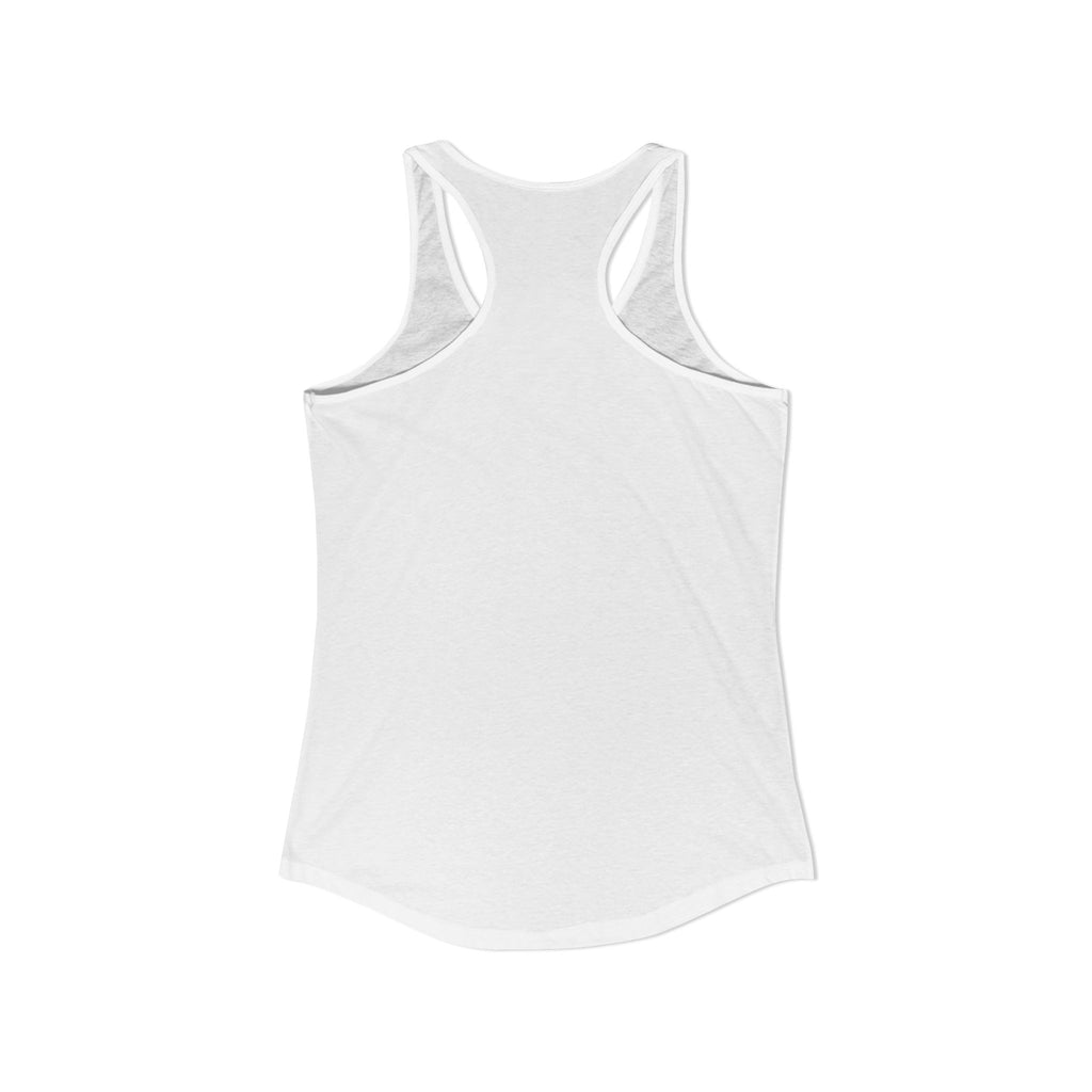 Run For Fun Waifu Racerback Tank — Anime Girl Blue & Orange